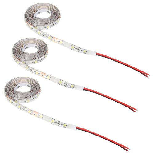 3 strisce LED SMD impermeabili 60-3528 DC12V (bianche)1M