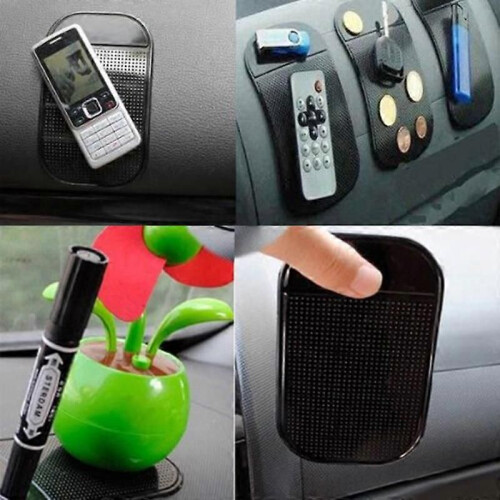 4 τεμάχια Black Magic Sticky Pad Αντιολισθητικό Ταμπλό Αυτοκινήτου για Κινητό Τηλέφωνο 2