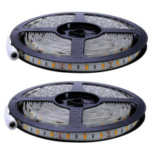 2X Ευέλικτες Λωρίδες LED 5M DC 12V 36W SMD 2835 x 300 LED IP20 Θερμό Λευκό (3000K)
