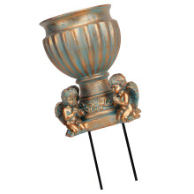 Antique Resin lanter Decorative Flowerpot For Balcony Garden