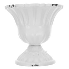 Faux Mini Half Vase Wall Mounted Flower Pot Hanging Planter Urn Wall Sculpture Art For Home Decor