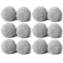 12PCS Mop Cloth for PuRuiKai Smart Window Cleaning Robot, Washable Mop Cloth Rags Window Glass Cleaning Clothes Kits