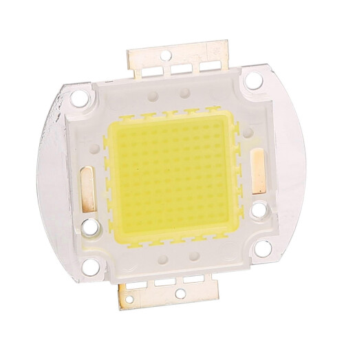 LED Chip 100W 7500LM Λευκή Λάμπα Προβολέας Υψηλής Ισχύος Ενσωματωμένη DIY