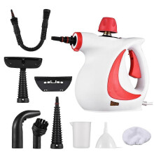 Pressurized Handheld Steam Cleaner Steamer for Cleaning Portable Steam Cleaner for Furniture, Kitchen, Bathroom EU Plug
