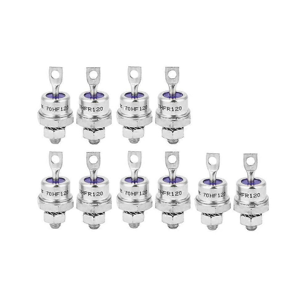 5Pairs Rectifier Diode Spiral 70Hf120/70Hfr120 70A 1200V High Power 9409192826848