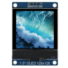 1.5 Inch 4PIN OLED Module Display Screen SH1107 Drive IC 128x128 IIC I2C Interface for 51 STM32 P221