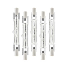 Πακέτο 5 γραμμικών λαμπτήρων αλογόνου R7s 118mm 300W 230V, με δυνατ