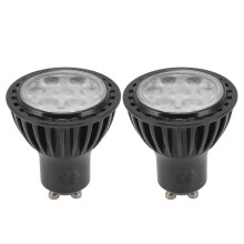 2 τεμάχια λαμπτήρας LED GU10 7W 3000K θερμού λευκού φωτισμού για φωτισμό πάγκου 110-240V