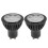 2 τεμάχια λαμπτήρας LED GU10 7W 3000K θερμού λευκού φωτισμού για φωτισμό πάγκου 110-240V 1