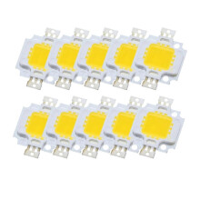 10 Stück 10W LED-Chip-Lampe, 10W LED-Lampe, weiß, hohe Leistung, warmweiß