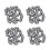 80 Pcs Copper 5mm Light Emitting Diode LED Holder Mount Panel Display 1