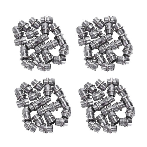 80 Pcs Copper 5mm Light Emitting Diode LED Holder Mount Panel Display