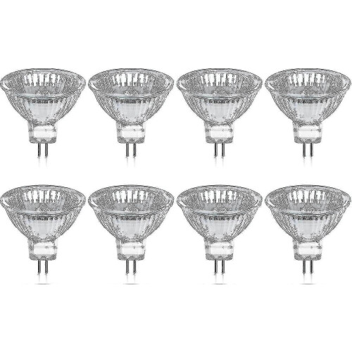 Συσκευασία 8 λαμπτήρων αλογόνου GU5.3 MR16 35W 12V με δυνατότητα