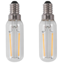 2x E14 3W Żarówka LED do okapu kuchennego, ciepła biel