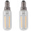 2x Λαμπτήρας LED E14 3W για απορροφητήρα, θερμό λευκό 1