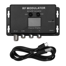 Modulatore RF M60, convertitore AV-RF, modulatore UHF, convertitore di segnale RF