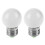 2x E27 LED-lamp, wit, kunststof (0,5W vermogen, wit) 1