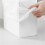 2pcs Square Wall-Hung Storage Box Paper Towel Garbage Bag 4