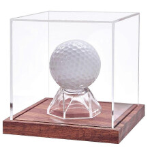 Clear Acrylic Golf Ball Display Case Multipurpose Transparent Storage Box for Baseball Collections Ball Golf Ball