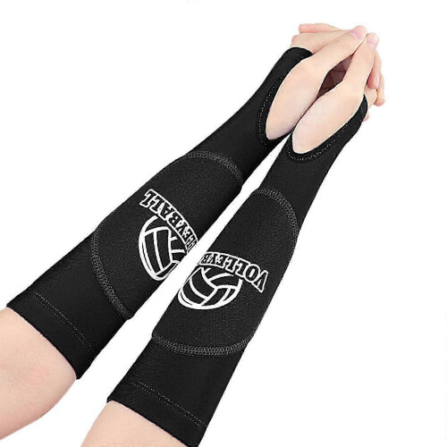 Conjunto de mangas, muñequeras y coderas para voleibol - Protección compatible con brazos y manos, compatible