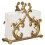 Decorative Napkin Holder for Kitchen and Dining - Vertical Stand with Retro Table Decor 3