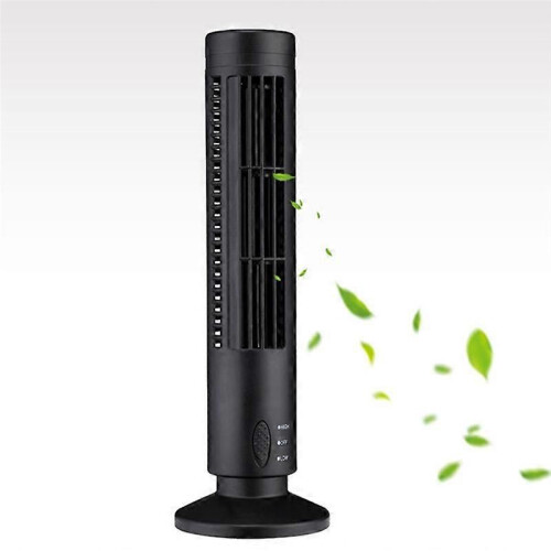 Νέος ανεμιστήρας USB Tower Fan χωρίς πτερύγια, ηλεκτρικός ανεμιστήρας, μαύρος 1
