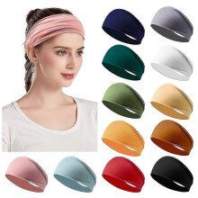 12 Pack Women's Headbands for Yoga, Running, Workout, Non-Slip Hair Bands