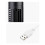 Νέος ανεμιστήρας USB Tower Fan χωρίς πτερύγια, ηλεκτρικός ανεμιστήρας, μαύρος 3