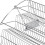 Metal 3-Tier Pull Down Spice Rack - Retractable Capacity Shelf Organizer for Cabinet A 2