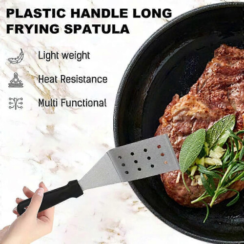 Heavy Duty Grill Turner and Scraper - Durable BBQ Tools for Cooking and Grilling 2