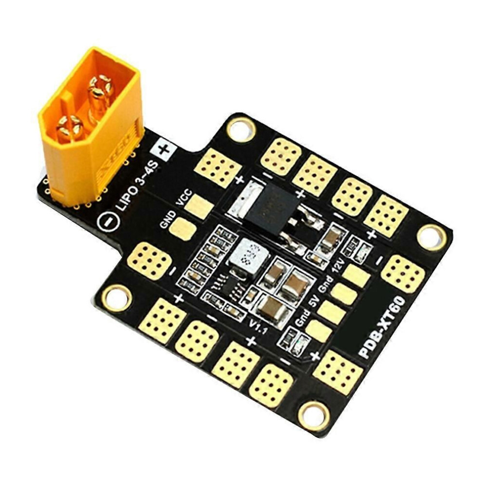 Compatible For Matek Systems Pdb Power Distribution Board Xt60 W/ Bec 5V 12V Compatible For Qav250 Rc Fpv Quadcopter Multicopter Drone 9409192829481