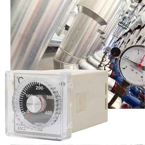Termostato digital tipo K E5C2-R20K220VAC, 0-400 C 1