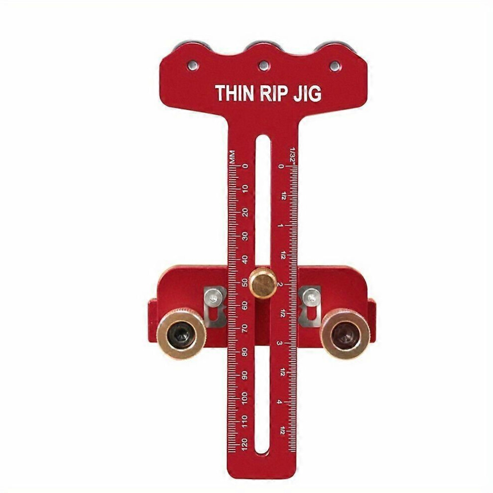 Thin Rip Table Saw Jig,3 Pulleys Thin Rip Jig For Making Repetitive Narrow Strip Cuts 9409192907424