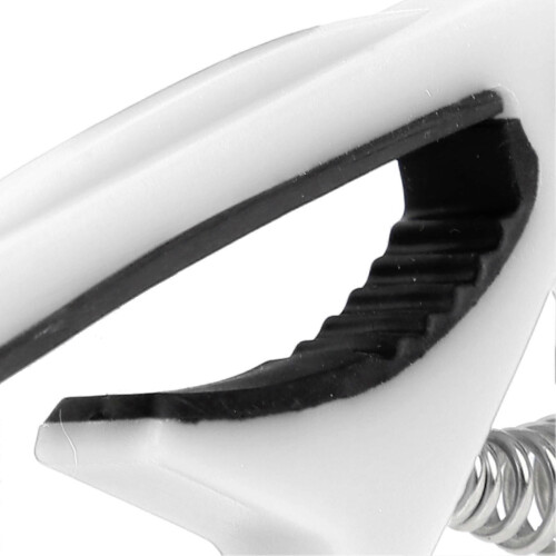 Guitar Capo Clamping ABS Shell Stringed Instrument Playing Tuning Accessories with SpringWhite 1