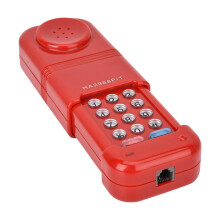 Téléphone uni sophistiqué avec récupération du dernier-Rouge