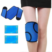Impacco di ghiaccio riutilizzabile in gel per ginocchio, ideale per il recupero post-operatorio e per