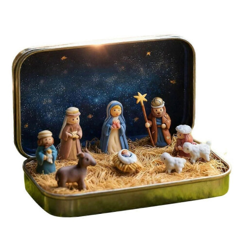 Μικρή Σκηνή Γέννησης - Σετ Σκηνής Γέννησης Pocket Christmas Μικρ