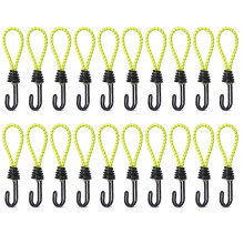 Tent Elastic Rope Hook Multifunctional Outdoor Camping Rainproof Tent Fixing Rope Tent Rope Tie Quick Buckle Hook,Yellow
