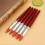 5pcs Large Red Rubber Tip Brushes Clay Sculpting Pottery Carving Tool 3