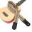 Adjustable Hawaiian Guitar Strap for 4 Strings Exotic Rainbow Ukulele Accessories 2