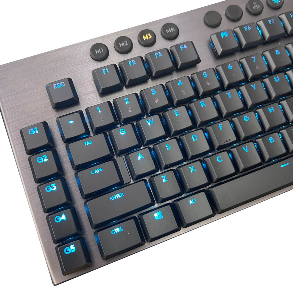 109Keys Abs Keycaps For G915/G913/G815/G813 Mechanical- Black 7627001411661