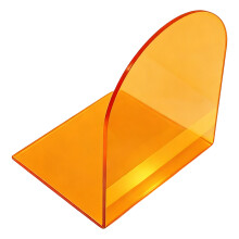Elegant Design Acrylic Books Stand-Charm 1orange 12x10x15.5cm