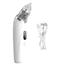 Aspiratore nasale elettrico per neonati, ricaricabile, con punte in silicone alimentare e 3 modalità