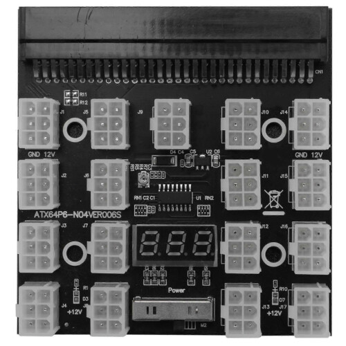 Πλακέτα Breakout 17 θυρών 6 ακίδων με οθόνη LED, προσαρμογέας κ