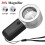 30x vergrootglas met LED UV-licht, professioneel model B 2
