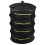 4-Layer Herb Drying Rack with Zippers Foldable Hanging Medicine Dry Mesh Net Black 60cm 2