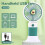 Mini-USB-Handventilator, multifunktional mit Ständer 4