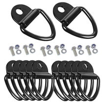 12er-Pack Befestigungsset für Ruffland-Hundeboxen – Befestigungsset mit D-Ringen, Tragkraft 454 kg,