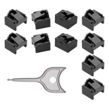 10 τεμάχια RJ45 Εισάγει Κλειδαριές με Κλειδί. Πρίζα Δικτύου