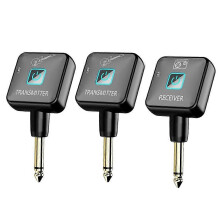 Sistema inalámbrico para guitarra de 2,4 GHz, transmisor y receptor inalámbricos para guitarra, 4 canales